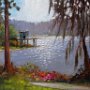 Spring Vista, Lake Winott - Oil on wood 10 x 8 Copyright 2012 Tim Malles (640x508)